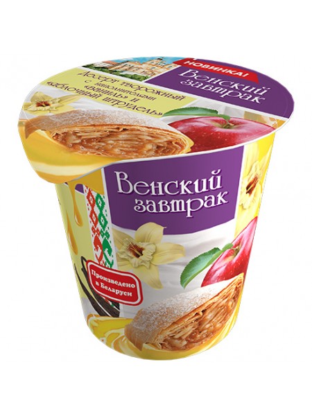 Твор. Десерт 4% яблочный штрудель 150г*20 пл/ст Минск МЗ №1 Твор. Десерт 4% яблочный штрудель 150г*20 пл/ст Минск МЗ №1